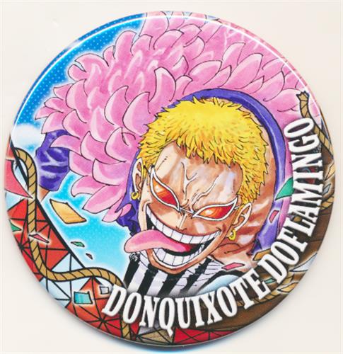 ONE PIECE コレクション缶バッジ 麦わらストア 東京ワンピースタワー店限定Ver. 第2弾 ドンキホーテ・ドフラミンゴ 【東京ワンピースタワー限定】