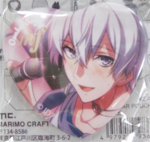 アイドリッシュセブン MY CLEAR POUCH 逢坂壮五 ハート型缶バッジ 逢坂壮五