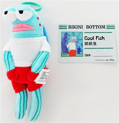POPMART スポンジ・ボブ Bikini Bottom Buddies おかしなぬいぐるみシリーズ Cool Fish