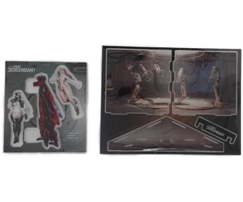 The First Descendant アクリルジオラマ アルティメット・バニー&アルティメット・ルーナ&ホバーバイク ＜XmasFセール＞