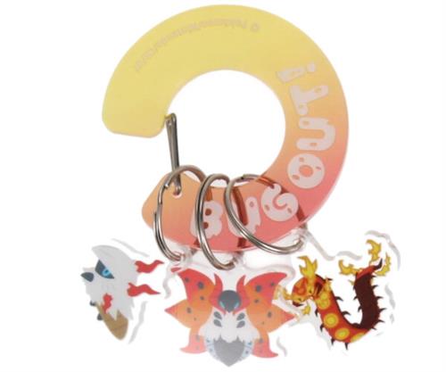 ポケットモンスター アクリルカラビナコレクション BUG OUT! メラルバ&ウルガモス&マルヤクデ