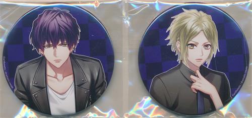 DYNAMIC CHORD feat.Liar-S Remaster edition 描き下ろし76mm缶バッジ 2種類 檜山朔良&珠洲乃千哉 【アニメイト限定セット 内容物】