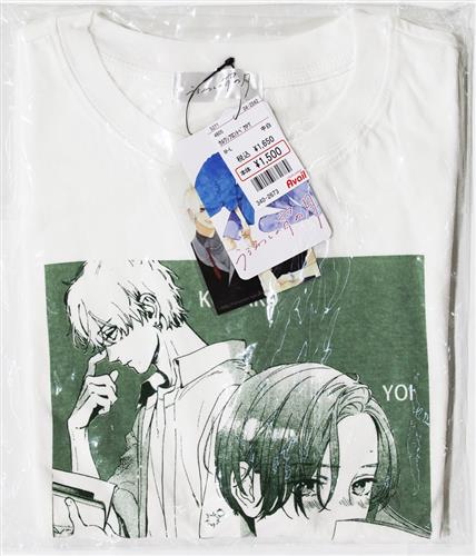 うるわしの宵の月×Avail ステッカー付Tシャツ 市村琥珀&滝口宵 B (レディースM-Lサイズ)