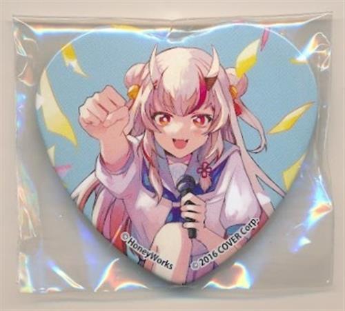 ホロライブ hololive×HoneyWorks ハート型缶バッジ 百鬼あやめ