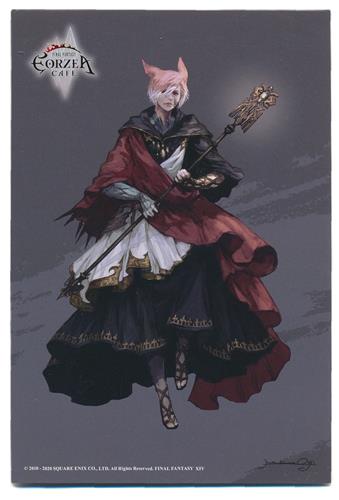ファイナルファンタジー XIV FF14 エオルゼアカフェ エオカフェ 特典ポストカード グ・ラハ・ティア