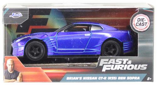 ワイルド・スピード BRIAN'S NISSAN GT-R (R35) BEN SOPRA(ブルー) 【フィギュア】[JADA TOYS] ＜NHYセール特売商品＞