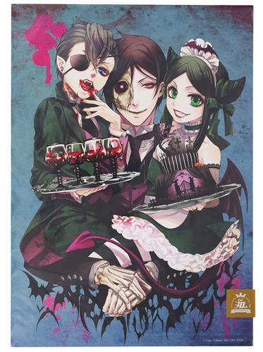 新品未読 初版 黒執事 画集 3巻 アニメイト購入特典 ミニ色紙 シエル 新品未読 初版 黒執事 画集 3巻 アニメイト購入特典 ミニ色紙