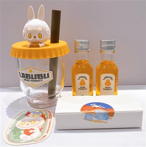 POPMART THE MONSTERS Wacky Mart シリーズ ルームフレグランス LABUBU JUICY SWEET ORANGE