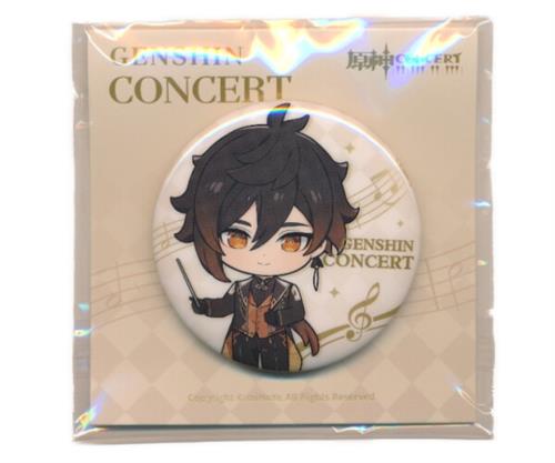 原神 GENSHIN CONCERT 2023 Melodies of an Endless Journey 塵世華章シリーズ デフォルメキャラ缶バッジ 鍾離