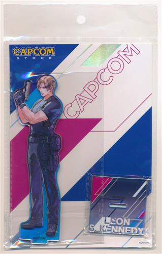 CAPCOM STORE ALL CAPCOM Artworks by 実田千聖 ホログラムアクリルスタンド レオン・S・ケネディ