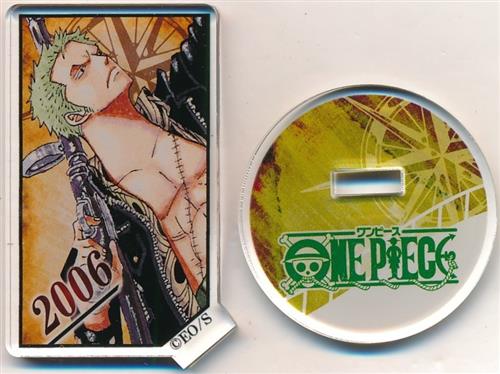 ONE PIECE アクリルキャラコレクション "ZORO" 第2弾 ロロノア・ゾロ 2006