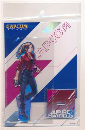 CAPCOM STORE ALL CAPCOM Artworks by 実田千聖 ホログラムアクリルスタンド クレア・レッドフィールド