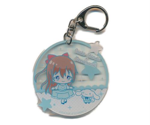 ラブライブ!虹ヶ咲学園スクールアイドル同好会×サンリオキャラクターズ アクリルキーホルダー 桜坂しずく&シナモロール