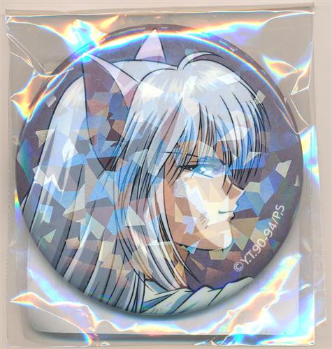 幽遊白書 DRAW!DRAW!/くじメイト 描き下ろし 戦う背中ver. オンラインくじ E-5賞 描き下ろし 戦う背中ver. ホログラム缶バッジ 妖狐蔵馬 A