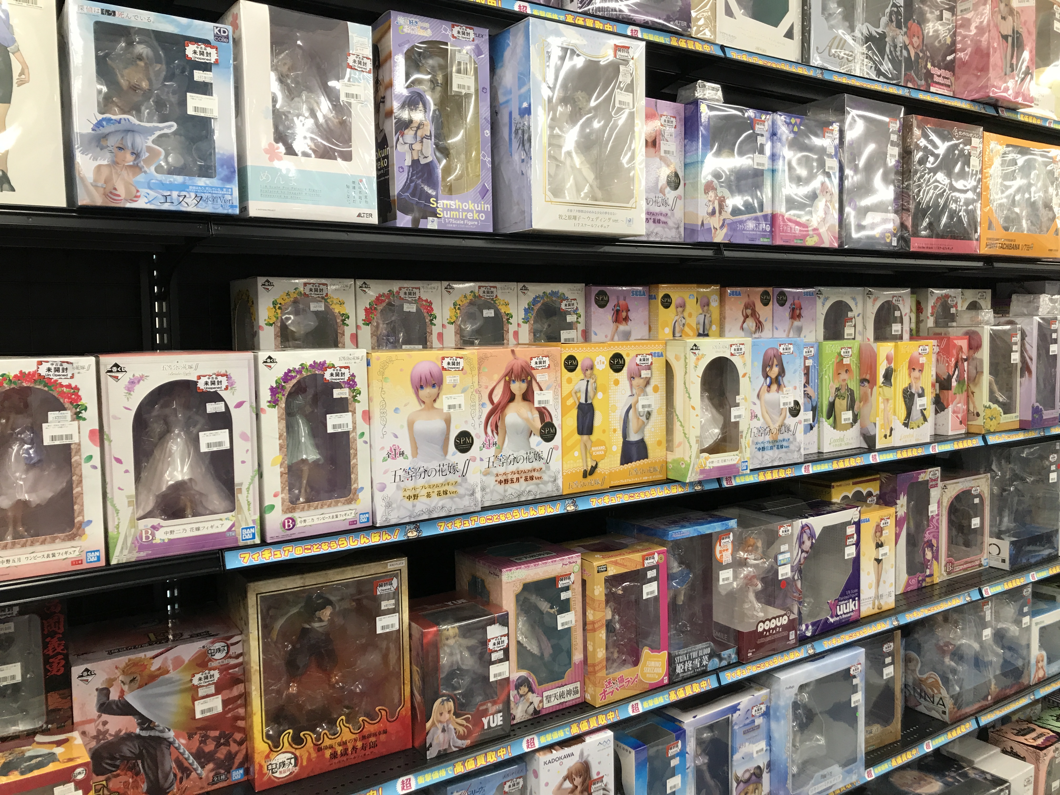 名古屋大須店】五等分の花嫁特設コーナーがパワーアップ?! | らしんばん