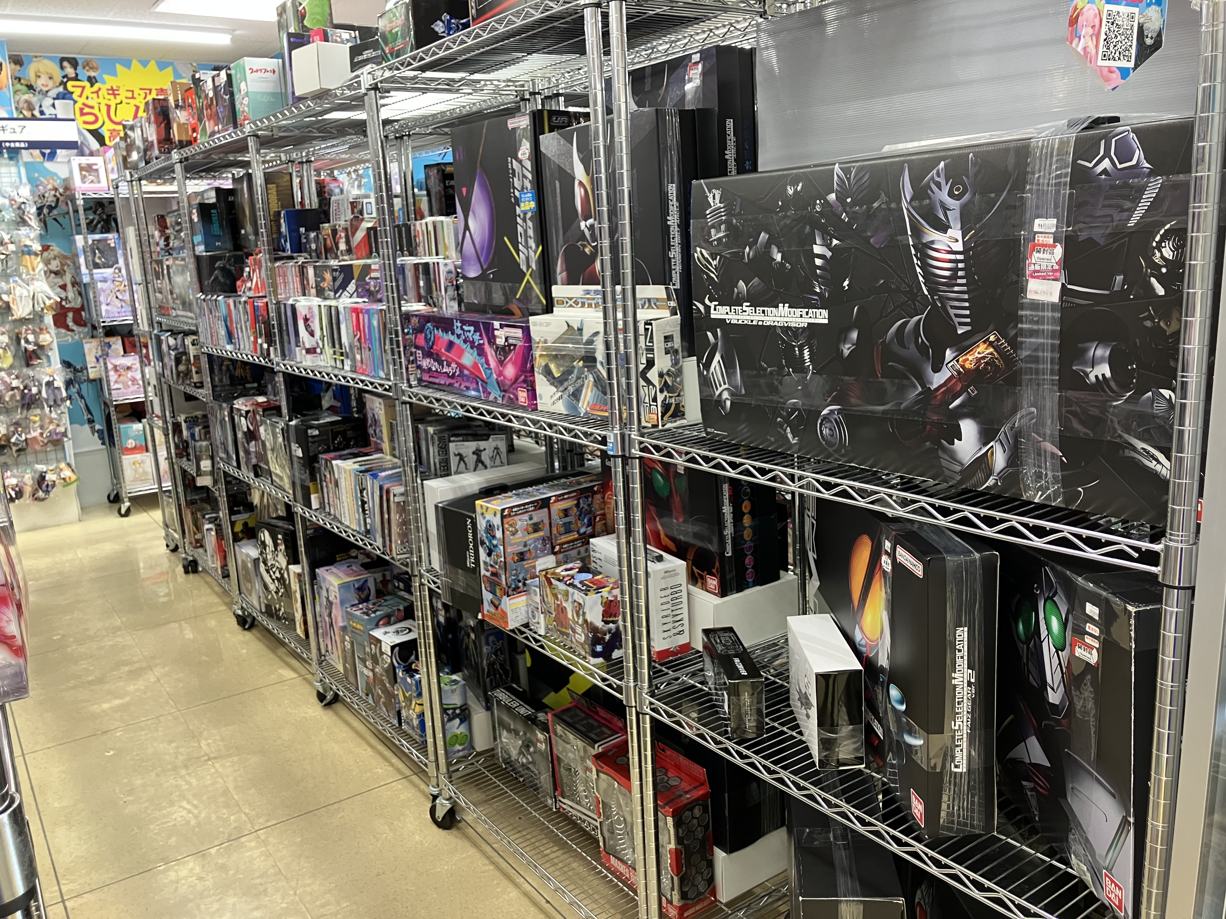 広島店】ガンダム・仮面ライダーシリーズの売り場が生まれ変わりました
