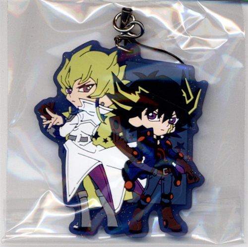 遊戯王シリーズ ペアクリアラバーストラップ 不動遊星 ジャック アトラス グッズ 缶バッジ ラバーストラップ キーホルダー類 ラバーストラップ アニメグッズ ゲーム 同人誌の中古販売 買取 らしんばんオンライン