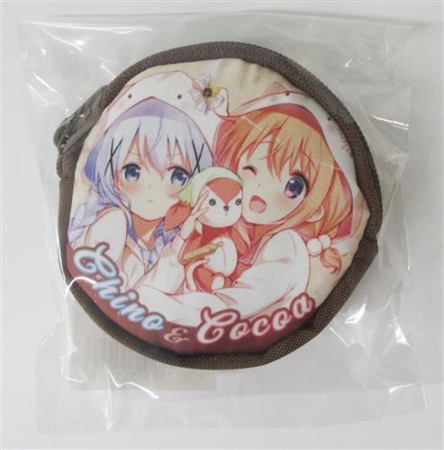 【未開封】ご注文はうさぎですか?? ～Dear My Sister～ フルカラー丸型コインケース<Chino&Cocoa> チノ&ココア