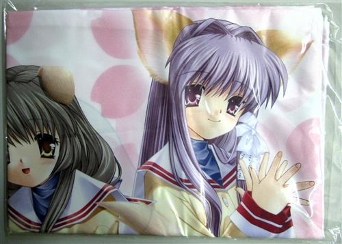 【未開封】CLANNAD-フルボイス- 藤林杏&伊吹風子 枕カバー【ソフマップ特典】