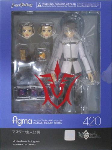 【未開封】figma 420 Fate/Grand Order マスター/主人公 男+GOODSMILE ONLINE SHOP購入特典 令呪なしグー右手&パー右手、令呪シールセット 【GOODSMILE ONLINE SHOP限定】 【フィギュア】[マックスファクトリー]