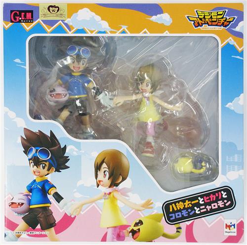 G E M シリーズ デジモンアドベンチャー 八神太一と八神ヒカリとコロモンとニャロモン フィギュア メガハウス ﾃﾞｼﾞﾓﾝｱﾄﾞﾍﾞﾝﾁｬｰﾔｶﾞﾐﾀｲﾁﾄﾔｶﾞﾐﾋｶﾘﾄｺﾛﾓﾝﾄﾆｬﾛﾓﾝｼﾞｰｲｰｴﾑｼﾘｰｽﾞ グッズ フィギュア フィギュア アニメグッズ ゲーム 同人誌の中古販売 買取 らしんばん