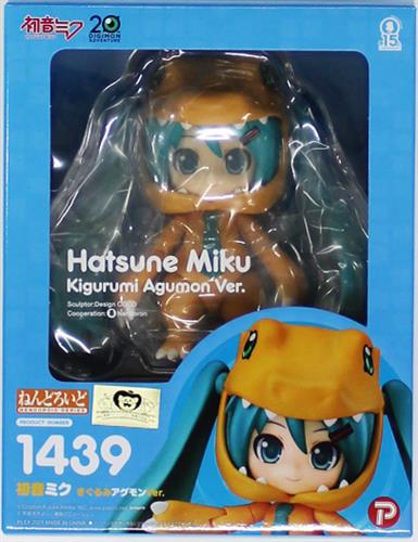 【未開封】ねんどろいど 1439 キャラクター・ボーカル・シリーズ01 初音ミク/デジモンアドベンチャー 初音ミク きぐるみアグモンVer. 【フィギュア】[グッドスマイルカンパニー]