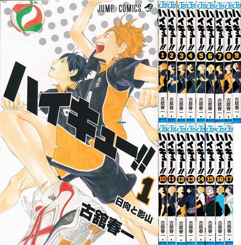 ゆめや直販特別価格 ハイキュー 漫画 1巻 17巻 送料お直し無料 本 音楽 ゲーム 漫画 Roe Solca Ec