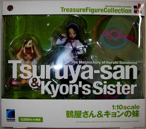 【未開封】TREASURE FIGURE COLLECTION 涼宮ハルヒの憂鬱 鶴屋さん&キョンの妹 【フィギュア】[WAVE]