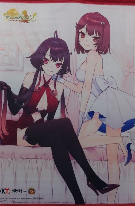 ソフィーのアトリエ 2 ～不思議な夢の錬金術士～ B2タペストリー ラミゼル・エルレンマイヤー&ソフィー・ノイエンミュラー 【トレーダー特典】