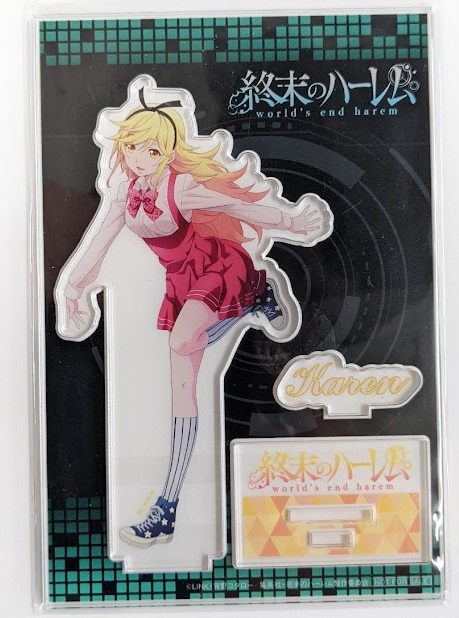 【未開封】終末のハーレム アクリルスタンドフィギュア 神谷花蓮 【とらのあな限定版 BD3巻内容物】