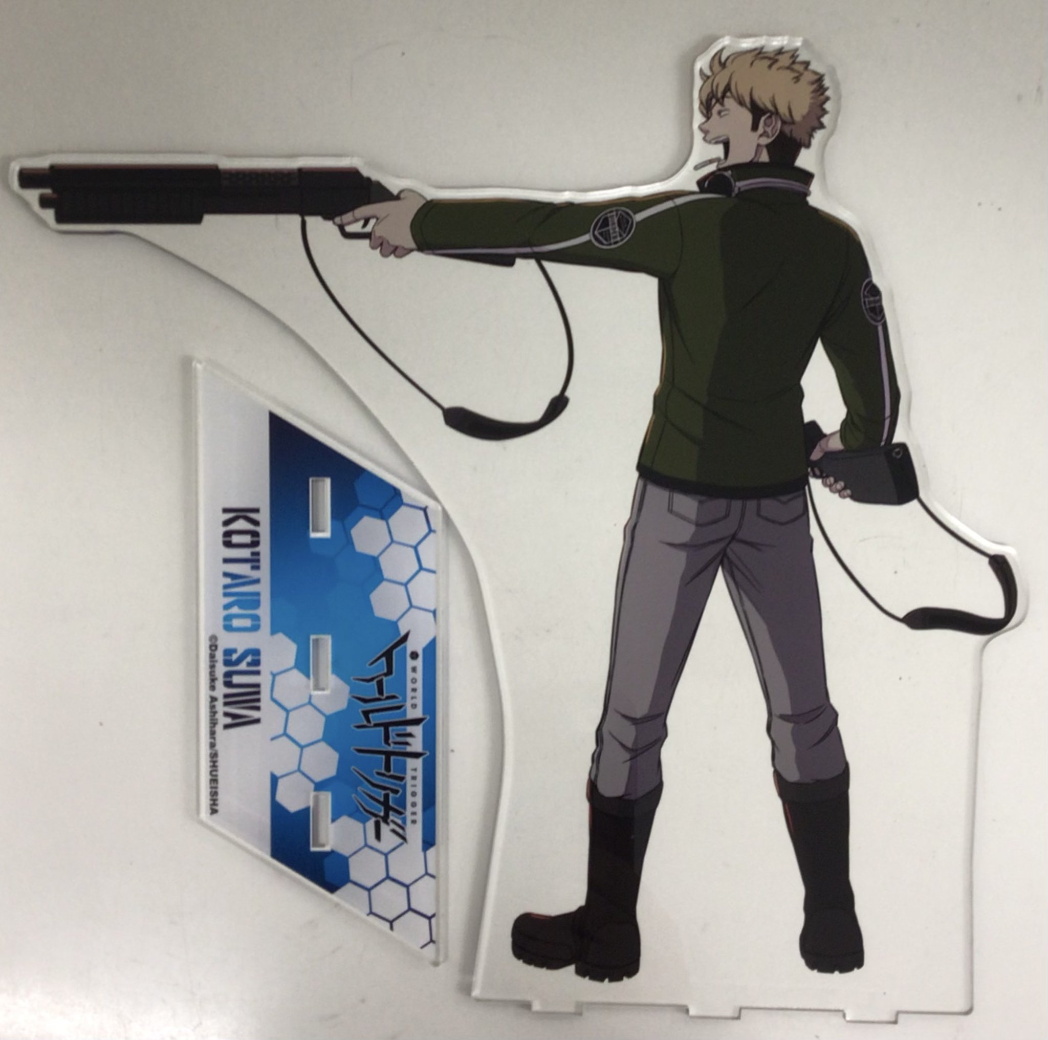 ワールドトリガー アクリルMEGAフィギュア 諏訪洸太郎 【ジャンプキャラクターズストア限定】