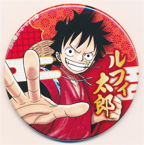 ワンピース コレクション缶バッジ ワノ国 ルフィ太郎 Monkey D Luffy