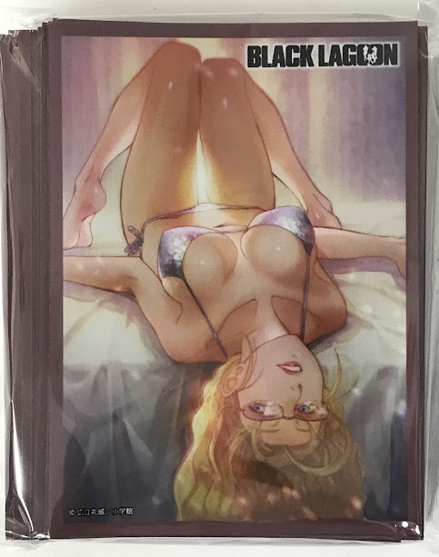 【未開封】ブロッコリートレカアイテムくじEX 「BLACK LAGOON」 E-4賞 キャラクタースリーブEX 「エダ」水着Ver.