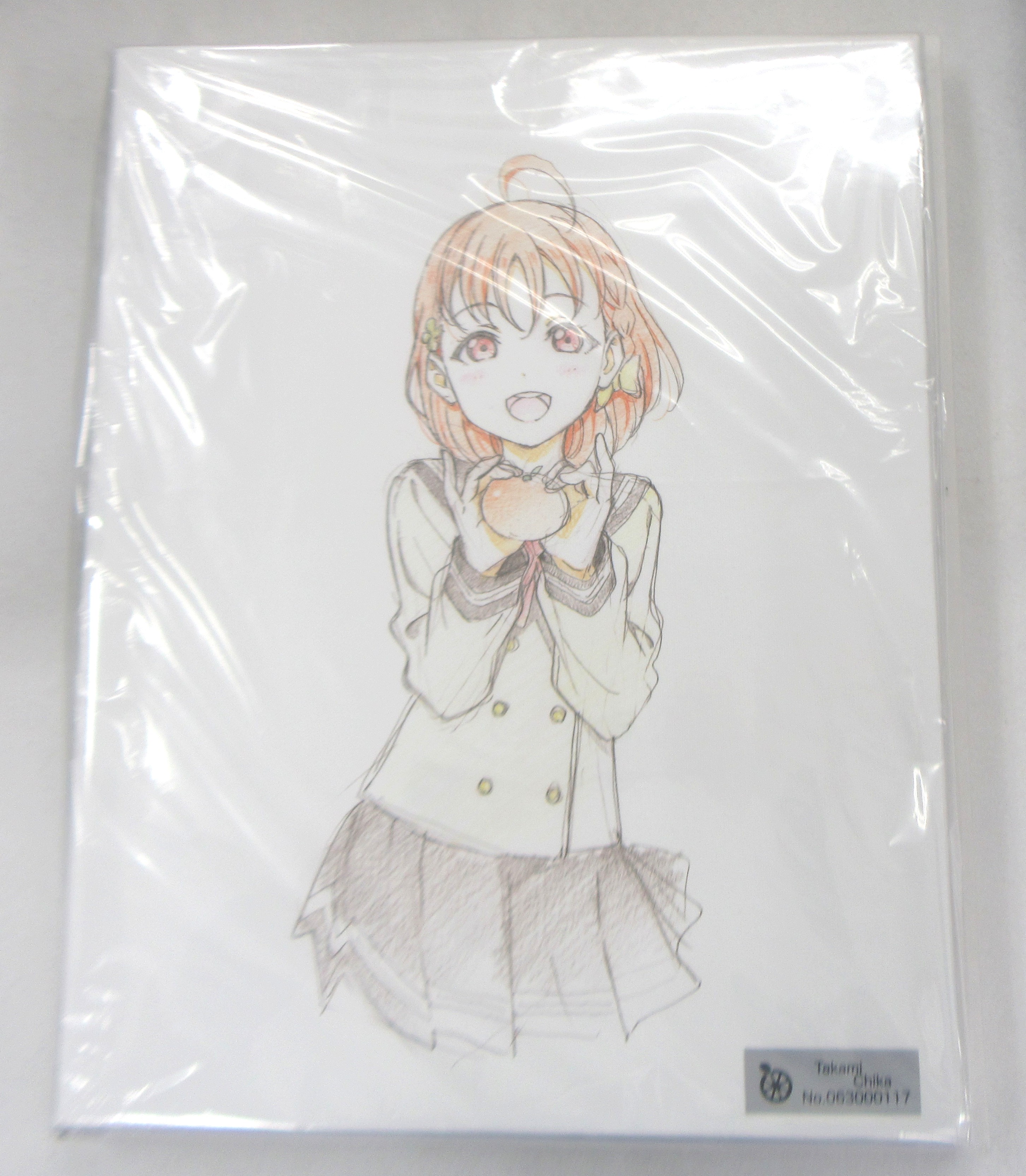 ラブライブサンシャインアートボード　F6 サイズ　高海千歌 ラブライブ!サンシャイン!! 5周年展示会 -Pieces of Aqours- アート