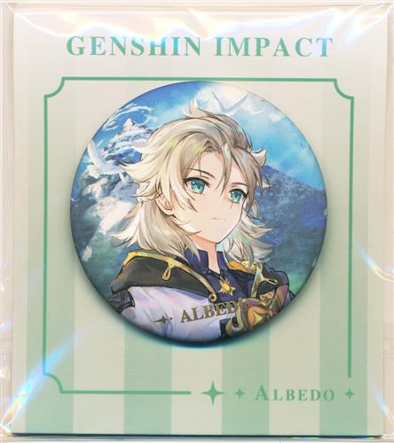 【未開封】原神 壁紙キャラ缶バッジ アルベド