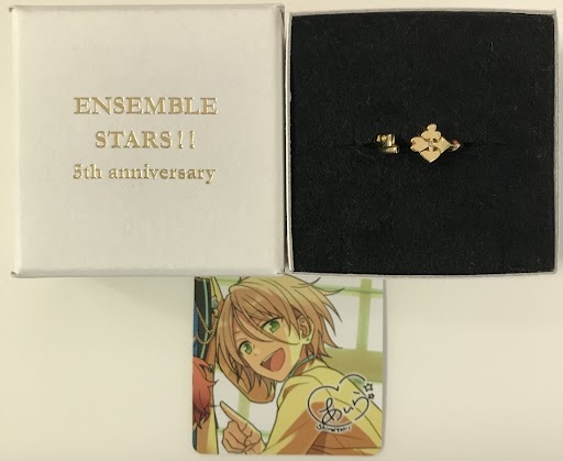 新品★あんスタ【白鳥藍良】5th anniversary★リング あんさんぶるスターズ!! 5th anniversary アニメイトリング 白鳥