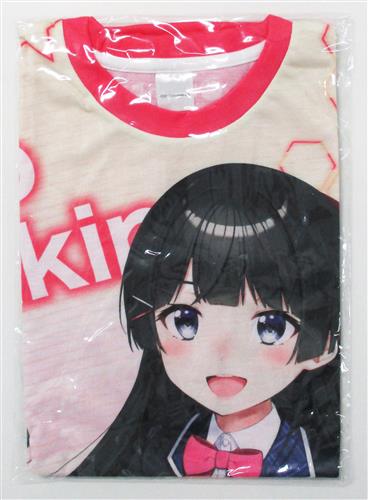 にじさんじ 新ビジュアル公開記念グッズ フルグラフィックTシャツ 月ノ美兎