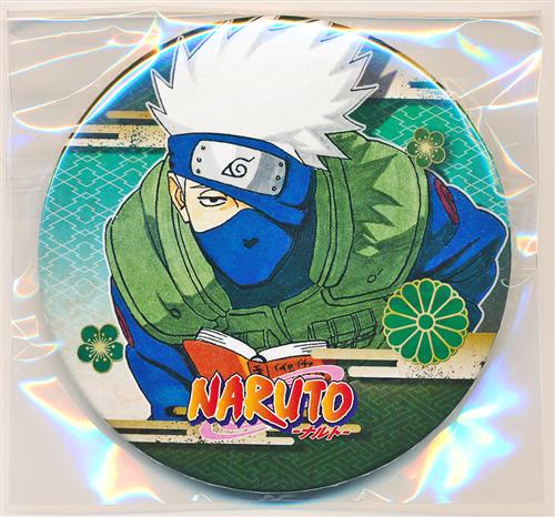 NARUTO疾風伝 ナンジャタウン 非売品 缶バッジ はたけカカシ グッズ-バッチ】NARUTO-ナルト- 疾風伝 描き下ろし はたけカカシ