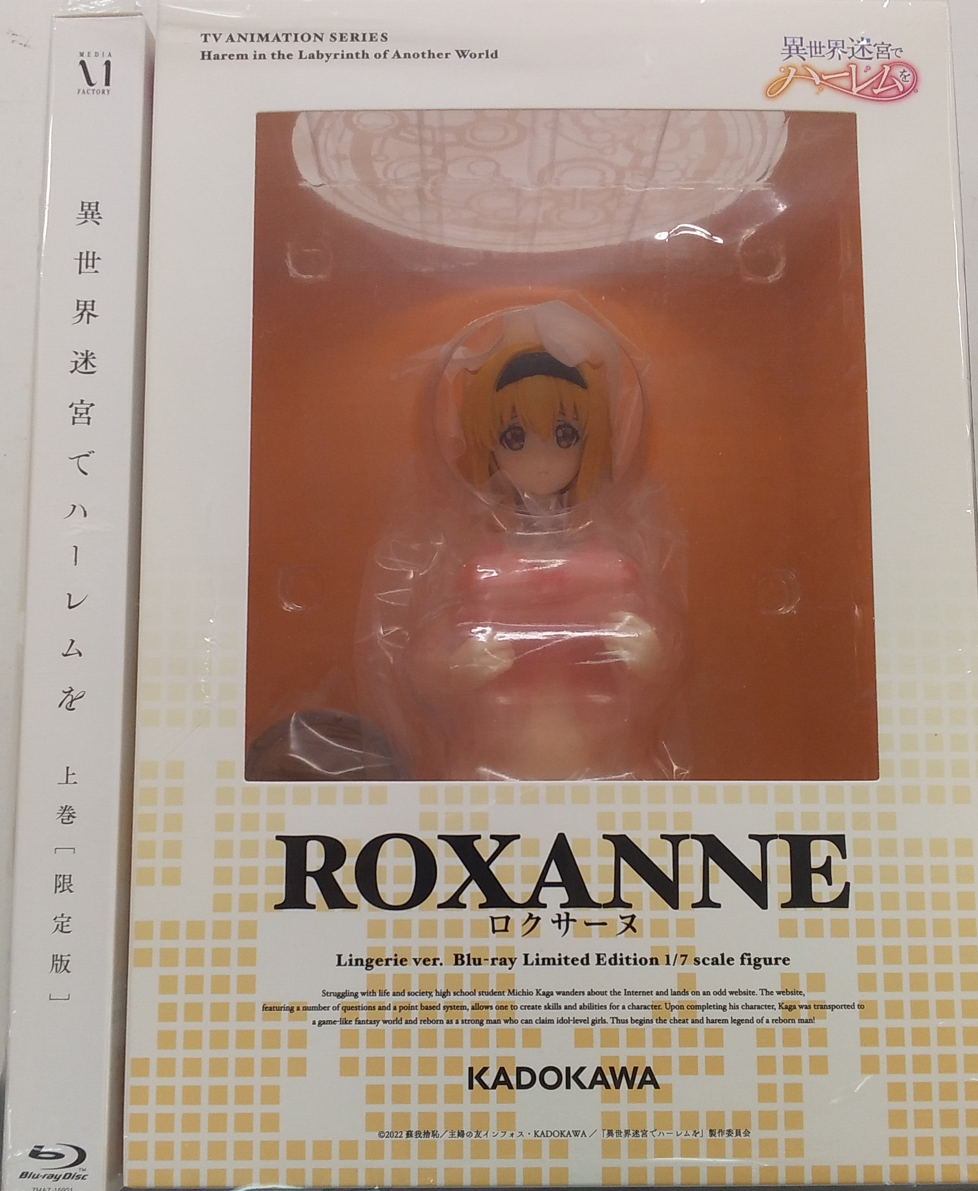 異世界迷宮でハーレムを Blu-ray BOX 上巻 ロクサーヌ～ランジェリー  