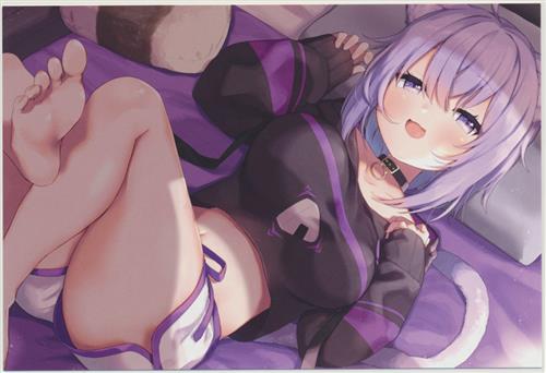 ホロライブ 60万人記念 ポストカード 猫又おかゆ