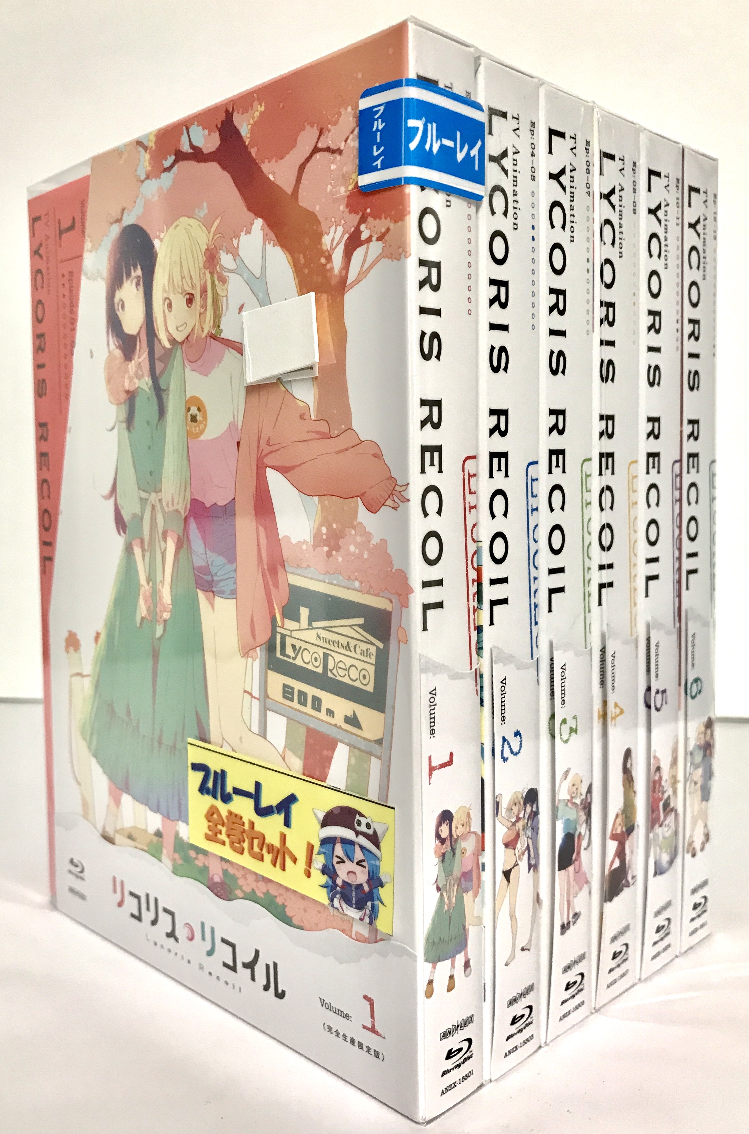 リコリス・リコイル 完全生産限定版 全6巻セット 【ブルーレイ】 ﾘｺﾘｽﾘｺｲﾙｶﾝｾﾞﾝｾｲｻﾝｹﾞﾝﾃｲﾊﾞﾝｾﾞﾝ06ｶﾝｾｯﾄ 映像 ...