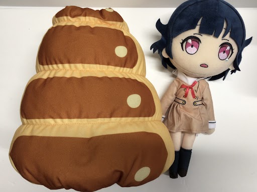 BanG Dream! ガルパ☆ピコ 牛込りみぬいぐるみ&チョココロネクッション