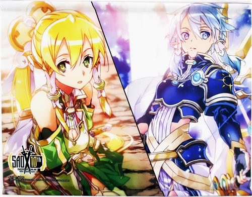 ソードアート・オンライン B2タペストリー リーファ(桐ヶ谷直葉)&シノン(朝田詩乃)