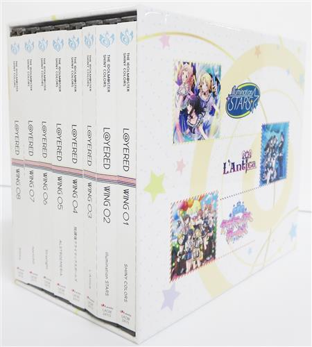 THE IDOLM＠STER SHINY COLORS L＠YERED WING 01～08+とらのあな CD2～8巻連動購入特典 収納BOX セット