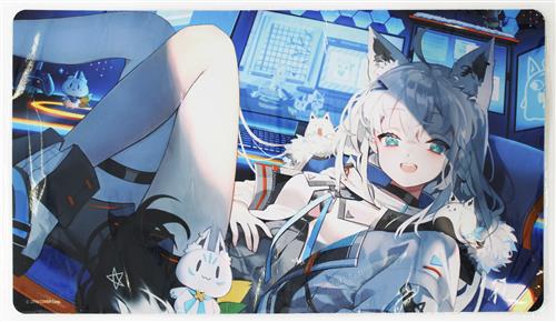 ホロライブ 活動4周年記念 ラバーマット 白上フブキ ホロライブカツドウ04シュウ ホロライブ 活動4周年記念 ラバーマット 白上フブキ ホロライブカツドウ04シュウ
