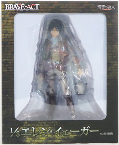 【未開封】BRAVE-ACT 進撃の巨人 エレン・イェーガー お掃除版 【フィギュア】[千値練]