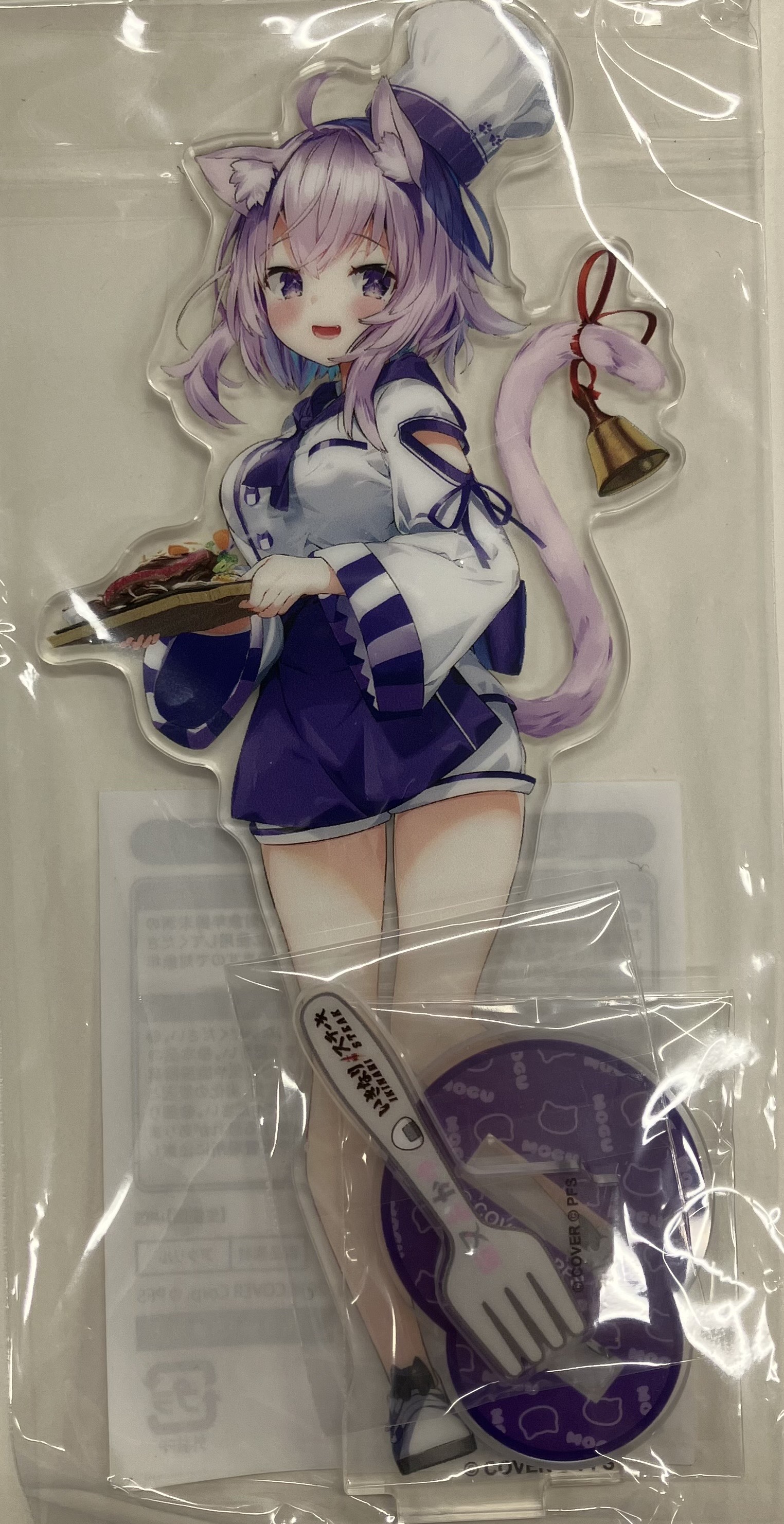 【未開封】ホロライブ 猫又おかゆ 100万人企画×いきなり!ステーキ いきなり!ステーキコラボアクリルスタンド 猫又おかゆ