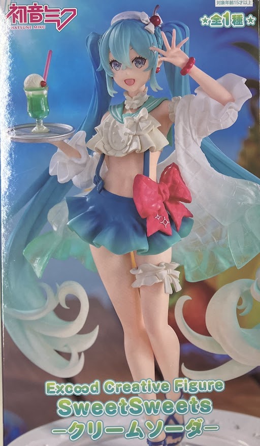 【未開封】初音ミク Exc∞d Creative Figure SweetSweets -クリームソーダ-