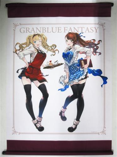 グランブルーファンタジー B2タペストリー ゼタ&ベアトリクス カフェver.