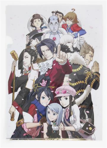 逆転検事　クリアファイル4枚セット 逆転検事 クリアファイル4枚セット 逆転検事 クリアファイル